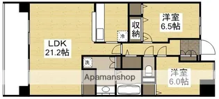 リビンコート問屋町タワー【4階】の間取り