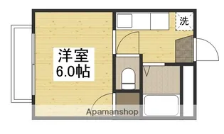 コーポうきた【102号室】の間取り