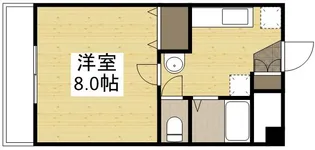 スカイハイツ芳泉【2階】の間取り