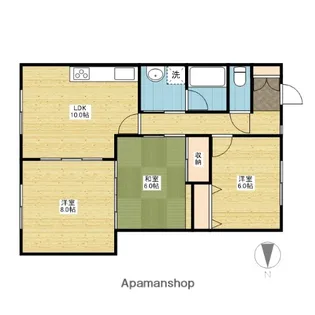 レジデンス泉【2階】の間取り