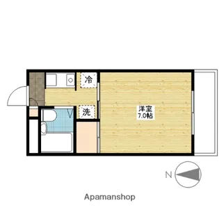 ルポール今【205号室】の間取り