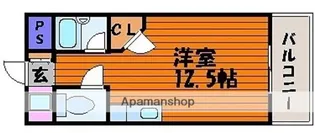 ウエスティンパレス【5階】の間取り