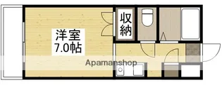 アルファ西古松【305号室】の間取り