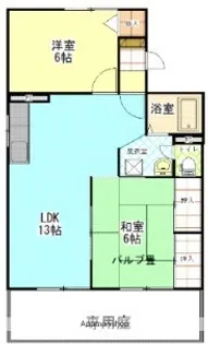 エントピア学南B【1階】の間取り