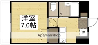 1Kの間取り画像