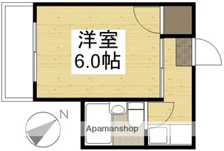 コーポビーナス【201号室】の間取り