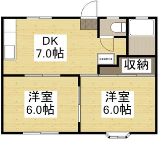 シャトル日和屋【1階】の間取り