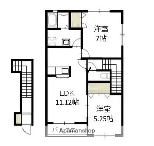 オレンジコート・T【2階】の間取り