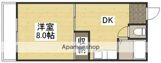カーサ岡町【401号室】の間取り