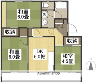 ベルメゾン石田【302号室】の間取り