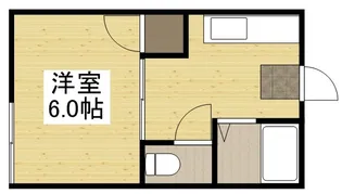 ヤングコーポ【106号室】の間取り