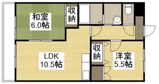 セブンスヘブン今【2階】の間取り