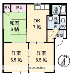 アンリシール A棟【1階】の間取り
