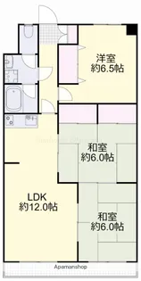コスモハイツ関【7階】の間取り