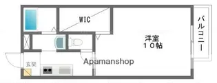 STATES MINAMI Ⅱ番館【105号室】の間取り