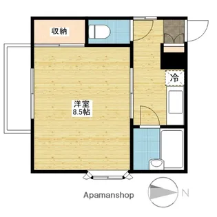 グランドパレス【4階】の間取り