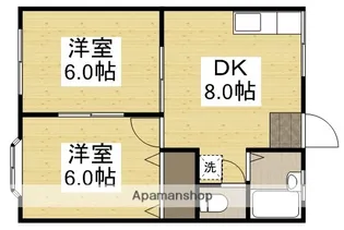 エトワール東岡山【1階】の間取り