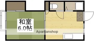 第1長徳荘 【2階】の間取り