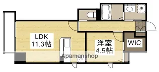 リビンコートSTUDIO富町【704号室】の間取り
