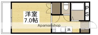 コンホート桑田【104号室】の間取り