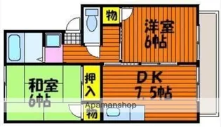 サンサリーレ西川原【2階】の間取り