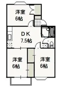プラントコート A【2階】の間取り