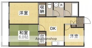 アヴェニュー奥田【703号室】の間取り