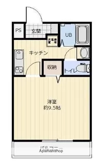 エレガンス大供【1階】の間取り
