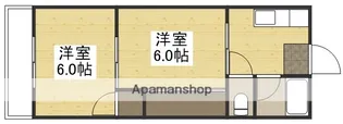 松浜マンション【201号室】の間取り