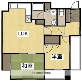 アークスクエア表町【14階】の間取り