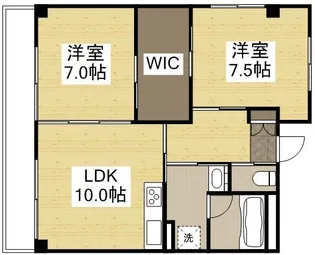 ハアラン御南【5階】の間取り