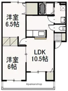 シャトレカタヤマ【1階】の間取り