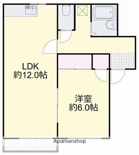 川井コーポ【2階】の間取り
