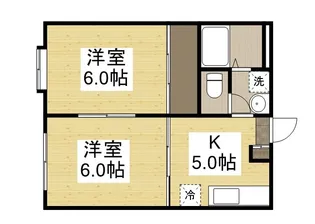 ベル・エポック B【102号室】の間取り