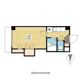 ロジェ芳泉【301号室】の間取り