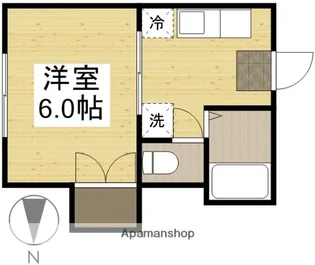 アンビシャス高島【2階】の間取り