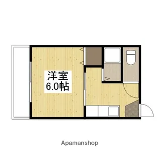 1Kの間取り画像