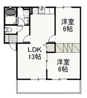 ベリーオーライ C【1階】の間取り
