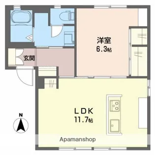 トア・メソン A棟【1階】の間取り