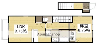 キャトルセゾン【2階】の間取り