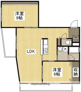 P&I伊島西ハイツ【3階】の間取り