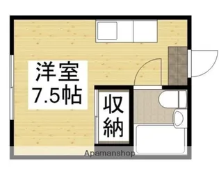 山下コーポ【302号室】の間取り