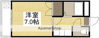 グリーンPAL鹿田【5階】の間取り