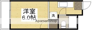 ビューラー赤坂【203号室】の間取り