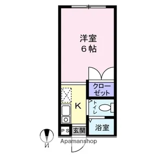 リーフ津島京町【2階】の間取り
