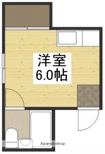 旭コーポ【206号室】の間取り