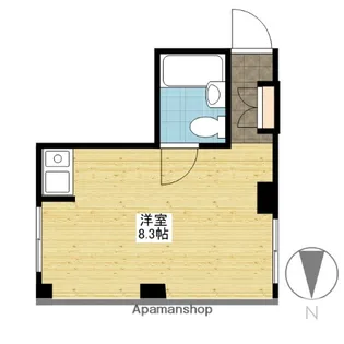 ラルゴ門田屋敷【201号室】の間取り