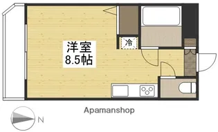 河合レジデンス【103号室】の間取り