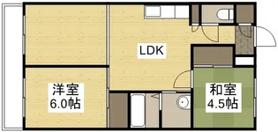 オルセーメゾン山川C棟【2階】の間取り