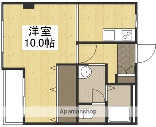 アーバンハウス大供【202号室】の間取り